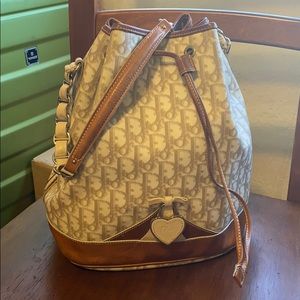 Christian Dior Diorissimo Trotter Bucket Bag